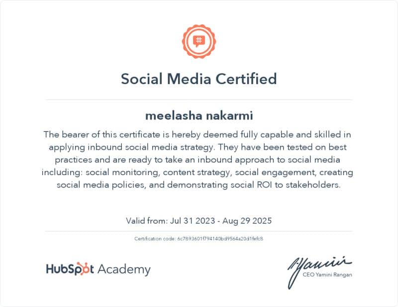 Social Media Certified