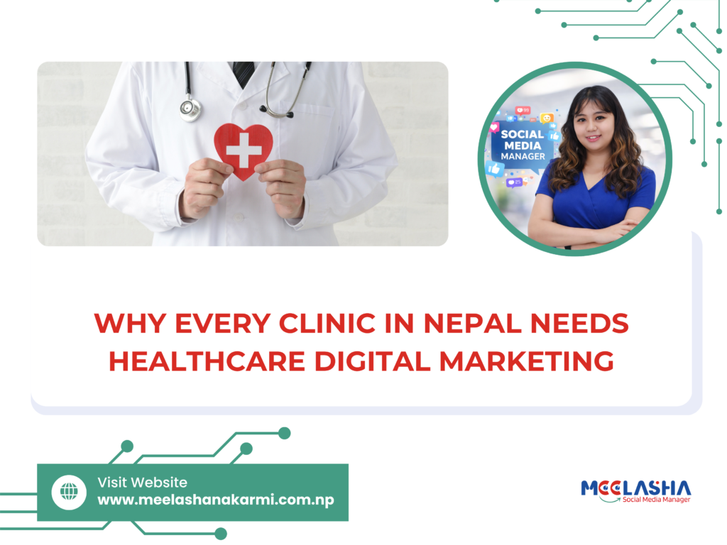 Healthcare digital marketing in Nepal showing online growth for clinics and hospitals
